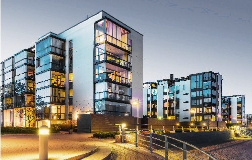 Luxury commercial street