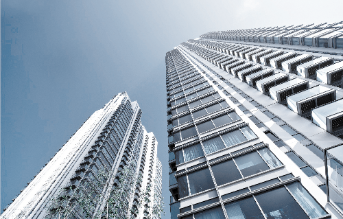 Commercial residential area